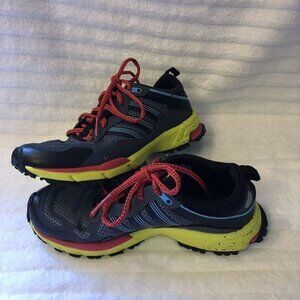 Adidas Womens Size 7 Black & Yellow Athletic Running Shoes